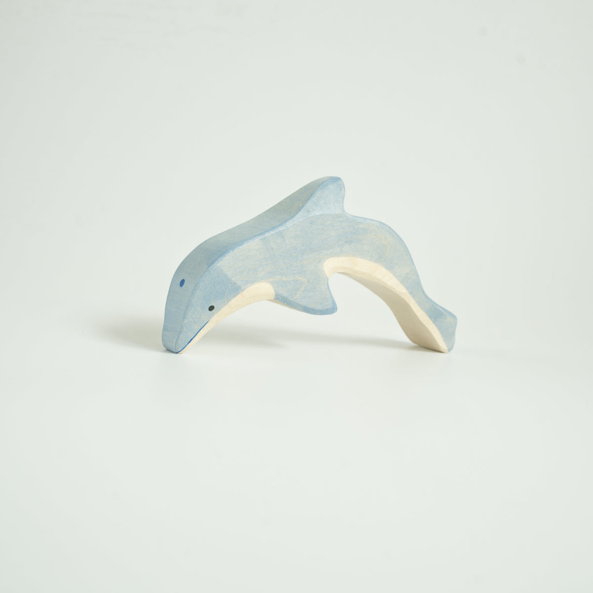 Holztiger Dolphin Wooden Figurine Big Head