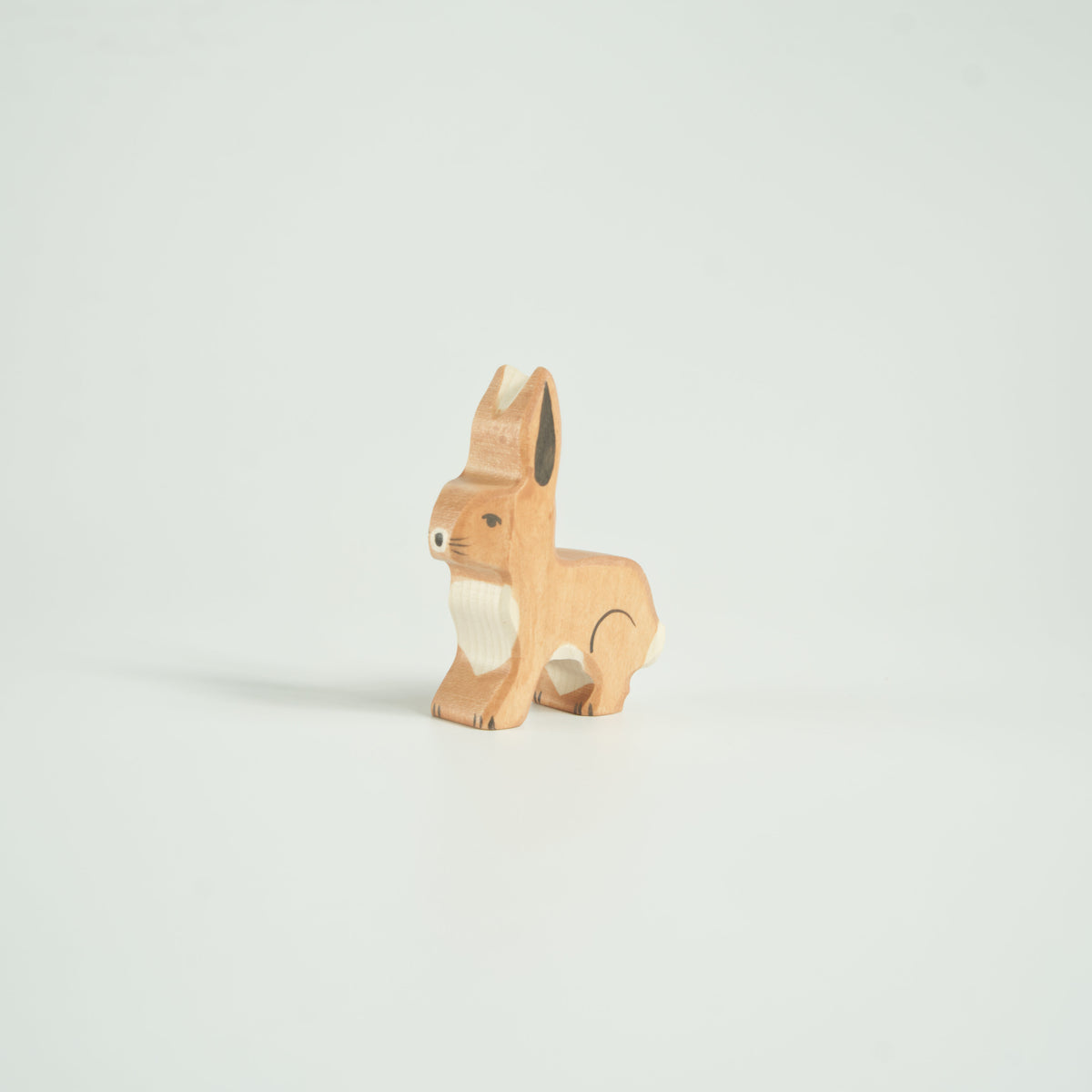 Holztiger Rabbit Wooden Figurine Big Head
