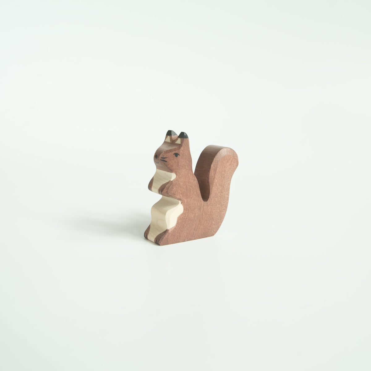 Holztiger Squirrel Wooden Figurine Big Head