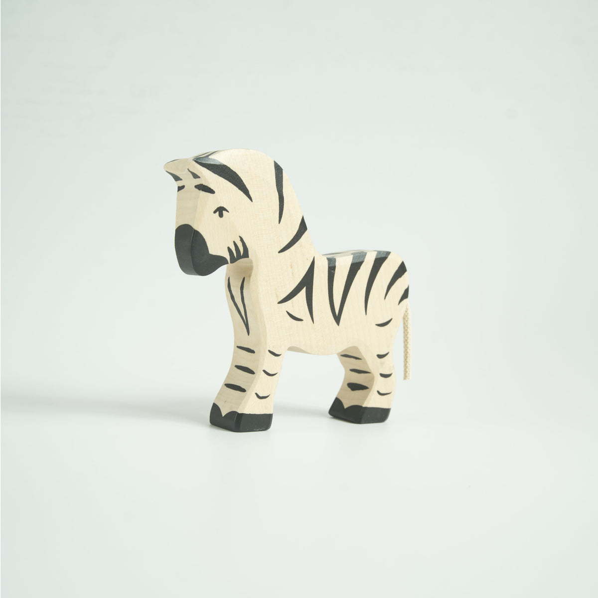 Holztiger Zebra Wooden Figurine Big Head