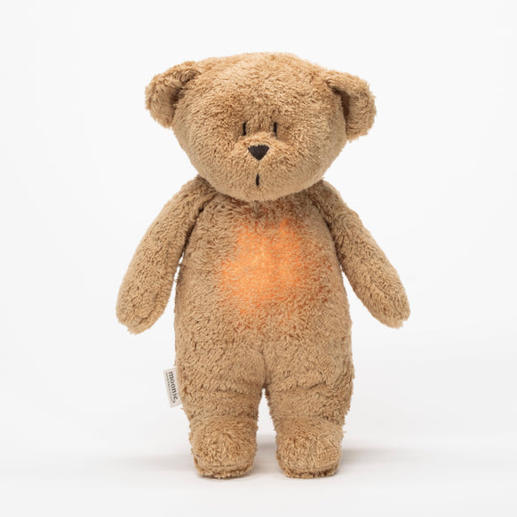 MOONIE 2.0 - The Organic Humming Bear with Lamp - CAPPUCCINO