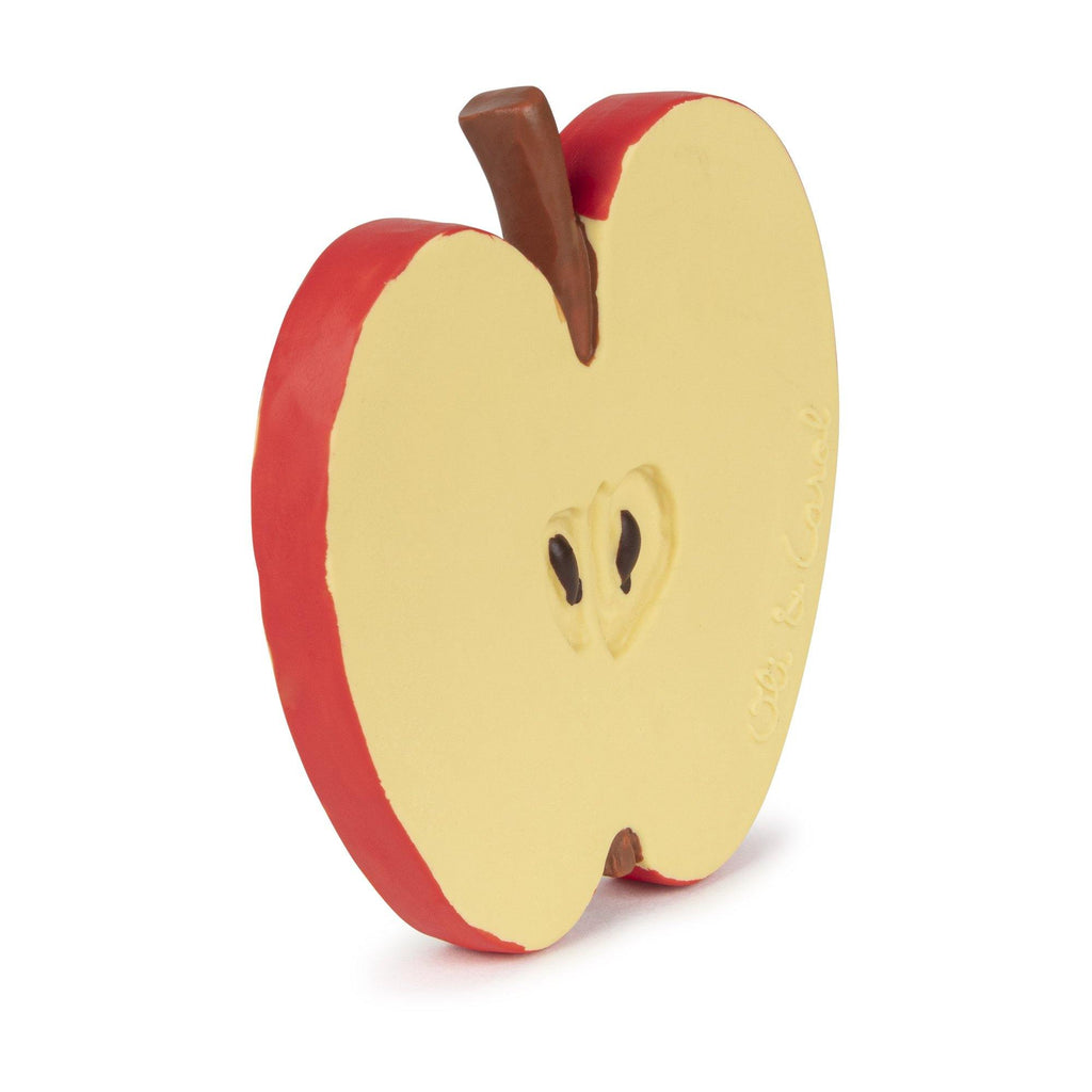 Apple Natural Rubber Teether - Big Head