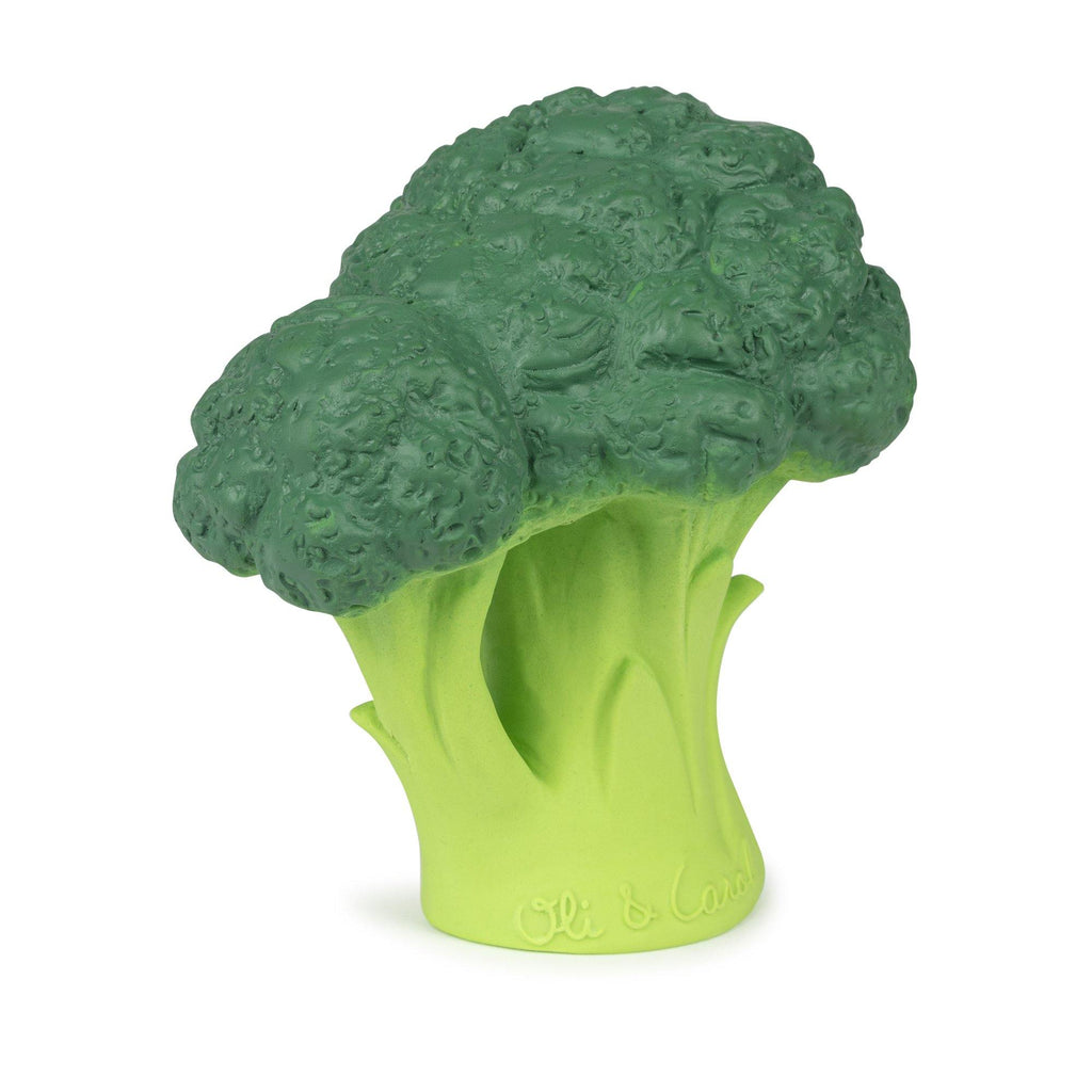 Broccoli Natural Rubber Teether - Big Head