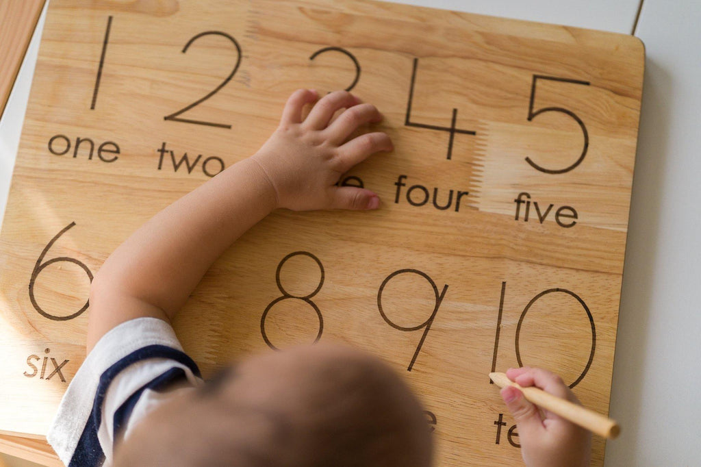 Double Sided Wooden Counting Board - Big Head