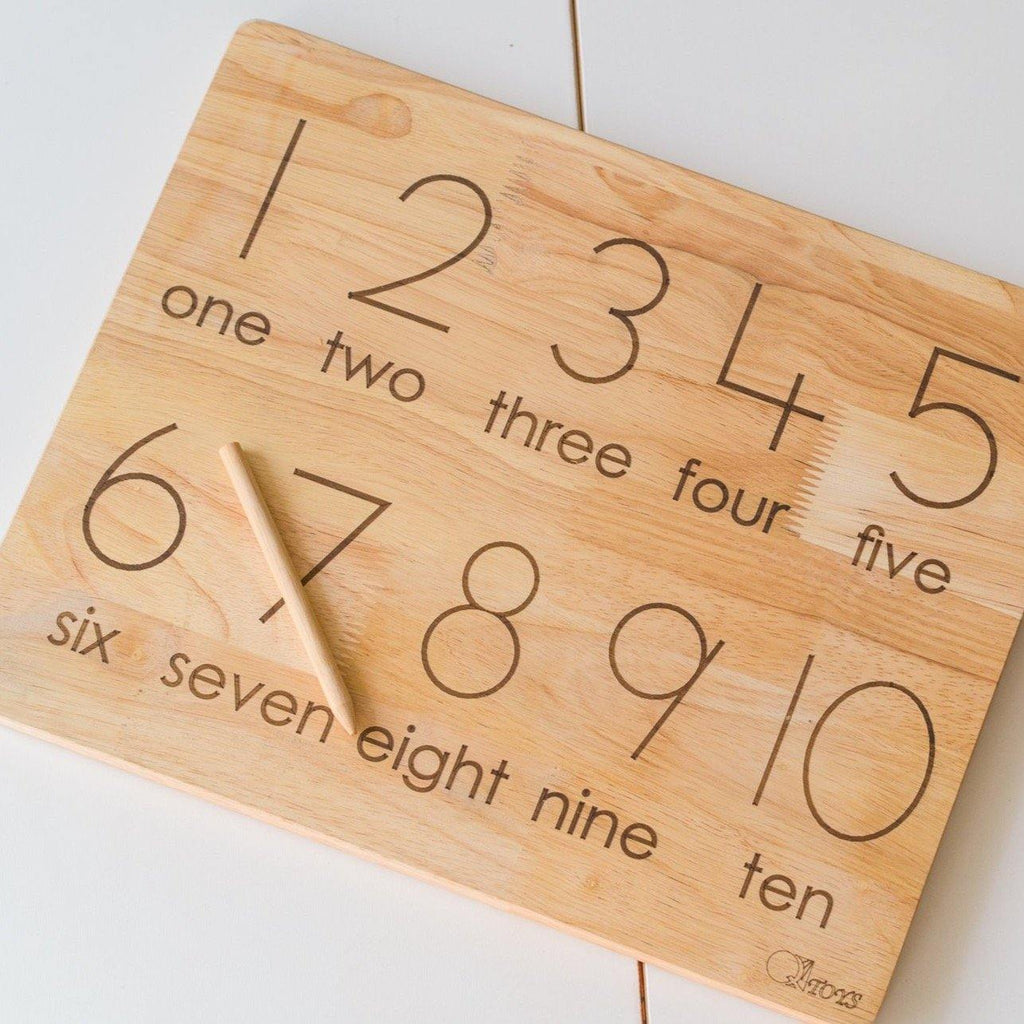 Double Sided Wooden Counting Board - Big Head