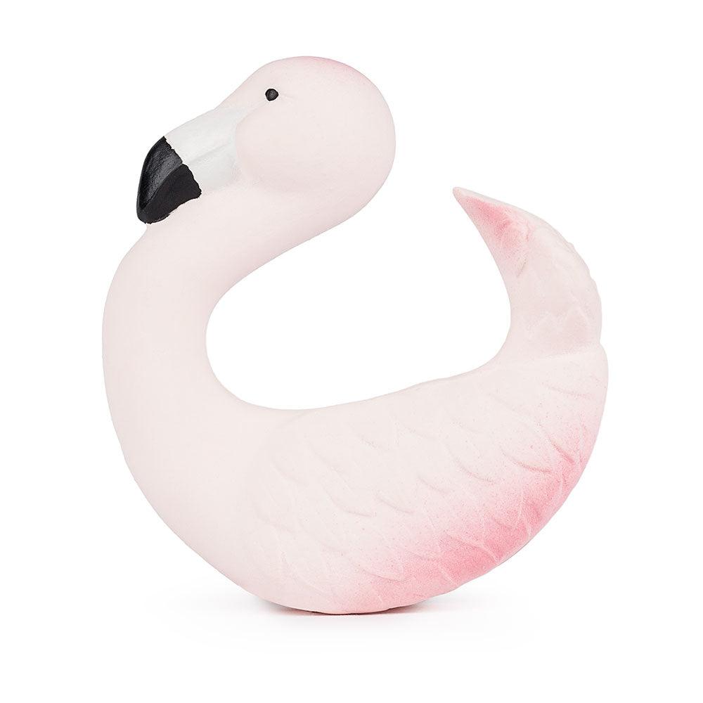 Chewable Bracelet - Sky The Flamingo  | Oli & Carol Natural Teether - Big Head