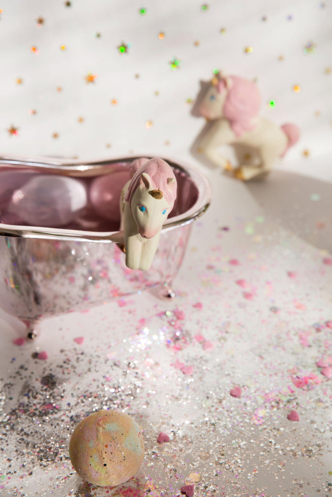 Chewable Bracelet - Stacy The Unicorn  | Oli & Carol Natural Teether - Big Head