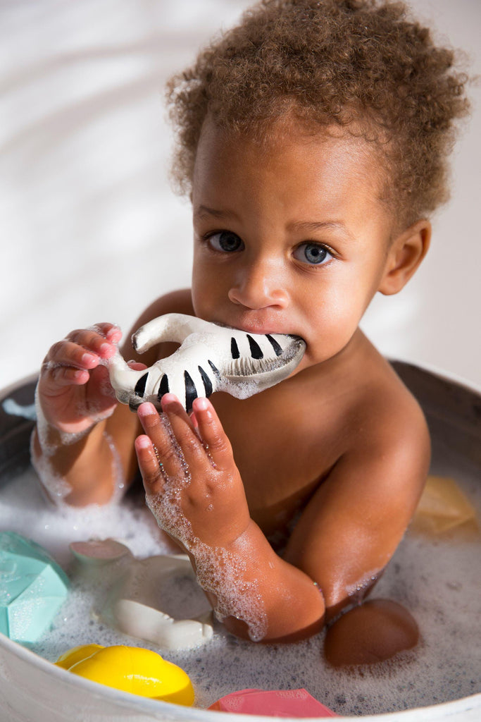 Chewable Bracelet - Zoe The Zebra  | Oli & Carol Natural Teether - Big Head