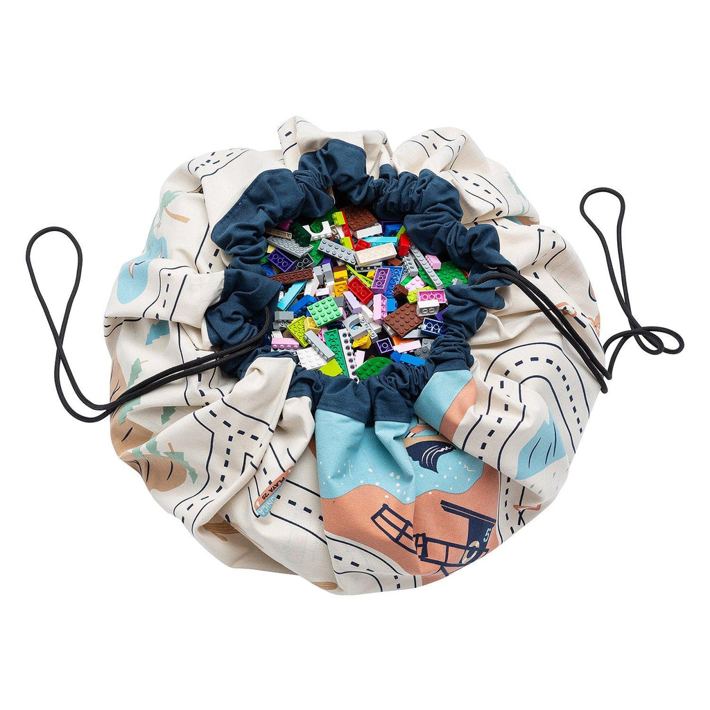 L.A. Roadmap Toy Storage Bag - Big Head