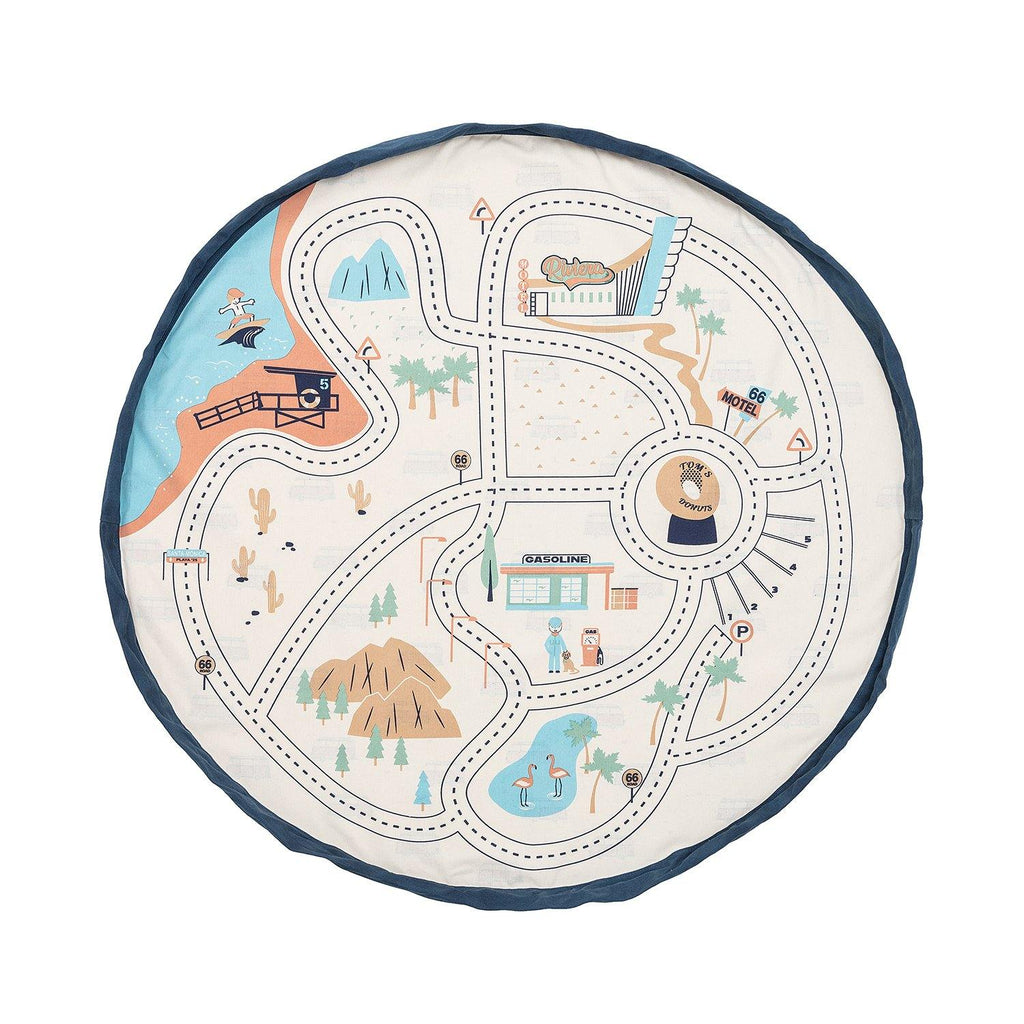 L.A. Roadmap Toy Storage Bag - Big Head