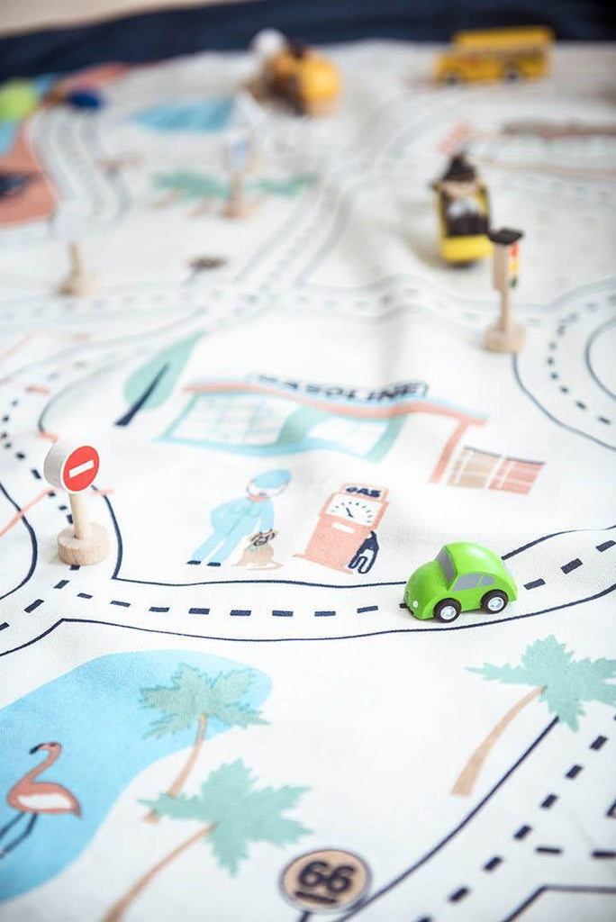 L.A. Roadmap Toy Storage Bag - Big Head