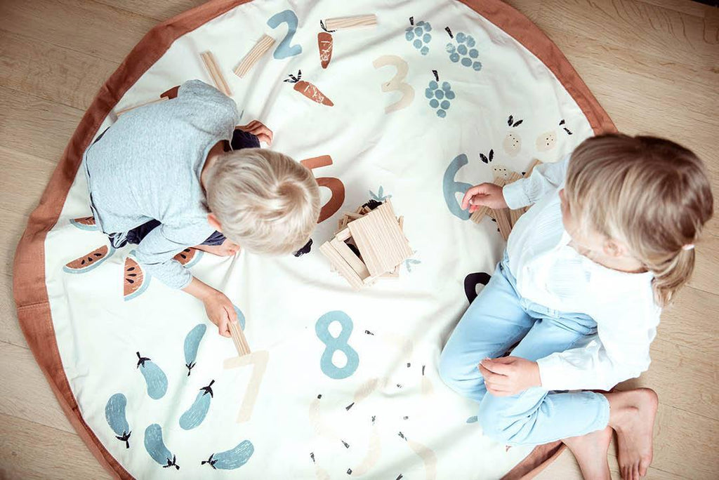 Veggie Numbers Toy Storage Bag - Big Head