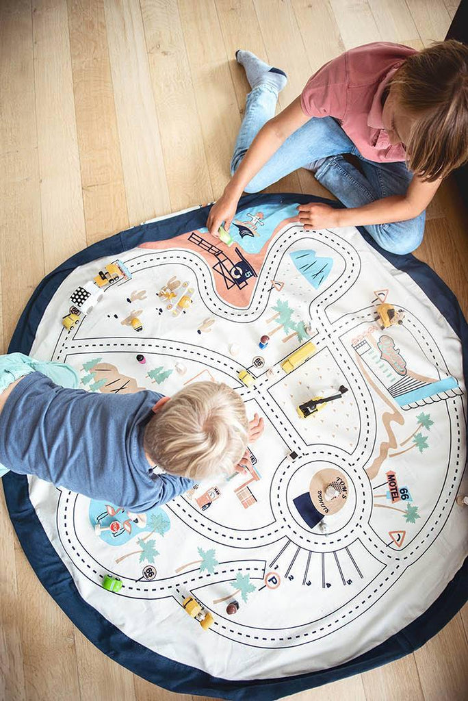 L.A. Roadmap Toy Storage Bag - Big Head