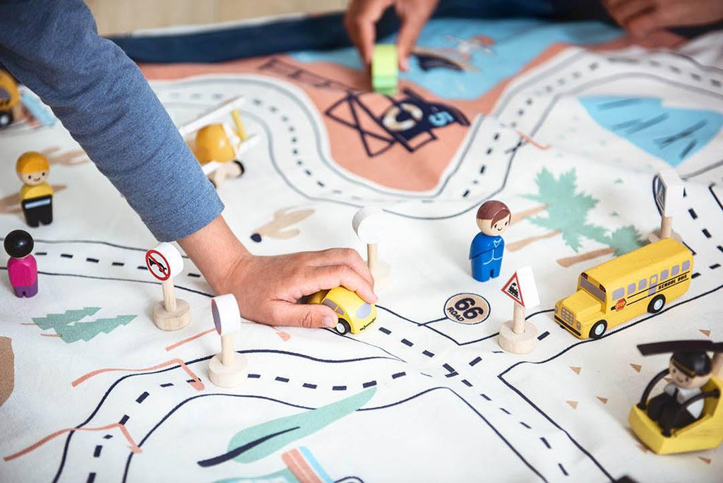 L.A. Roadmap Toy Storage Bag - Big Head