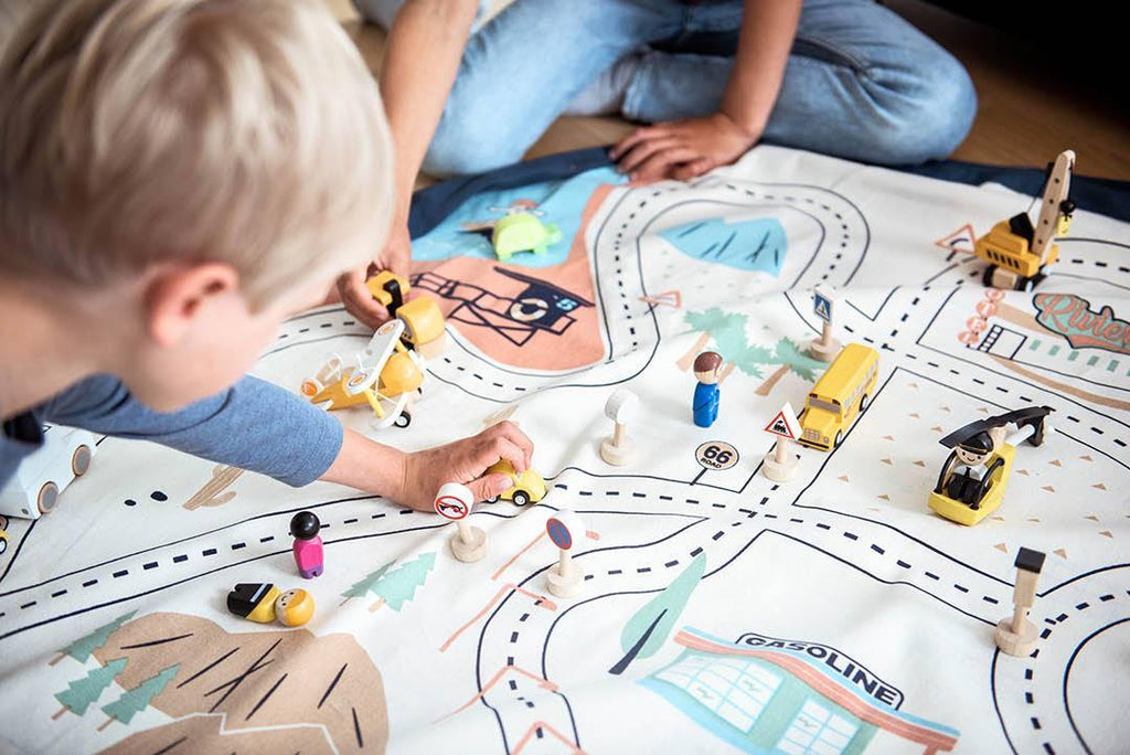 L.A. Roadmap Toy Storage Bag - Big Head