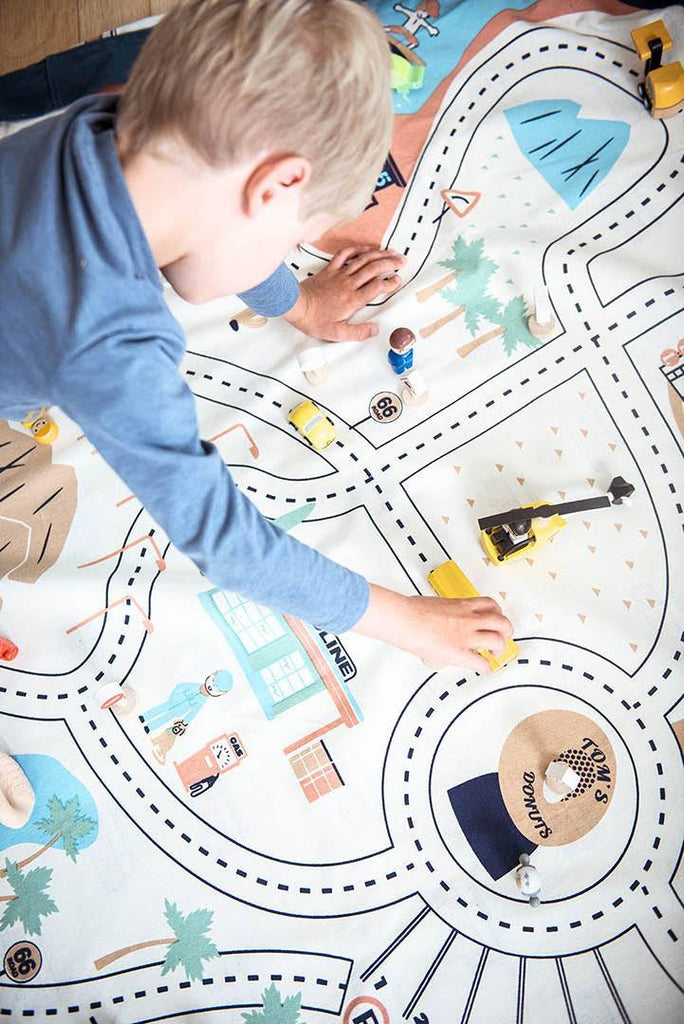 L.A. Roadmap Toy Storage Bag - Big Head