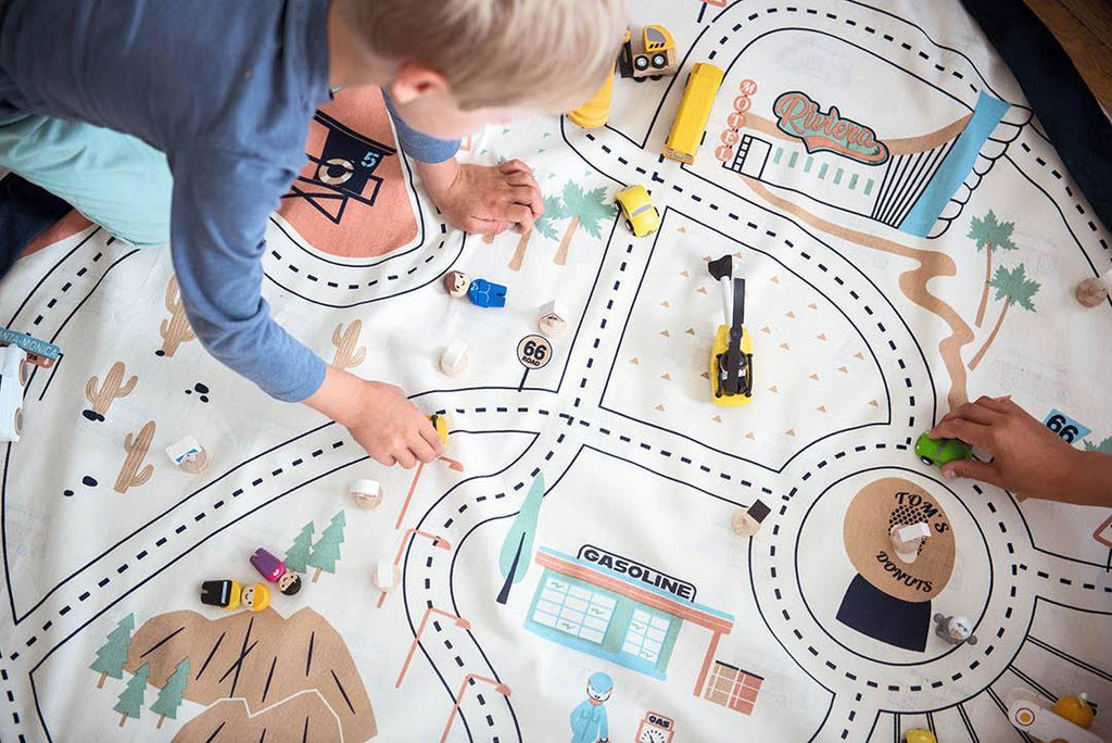 L.A. Roadmap Toy Storage Bag - Big Head