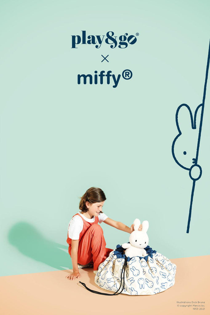 Play&Go Miffy Standard Toy Storage Bag - Big Head