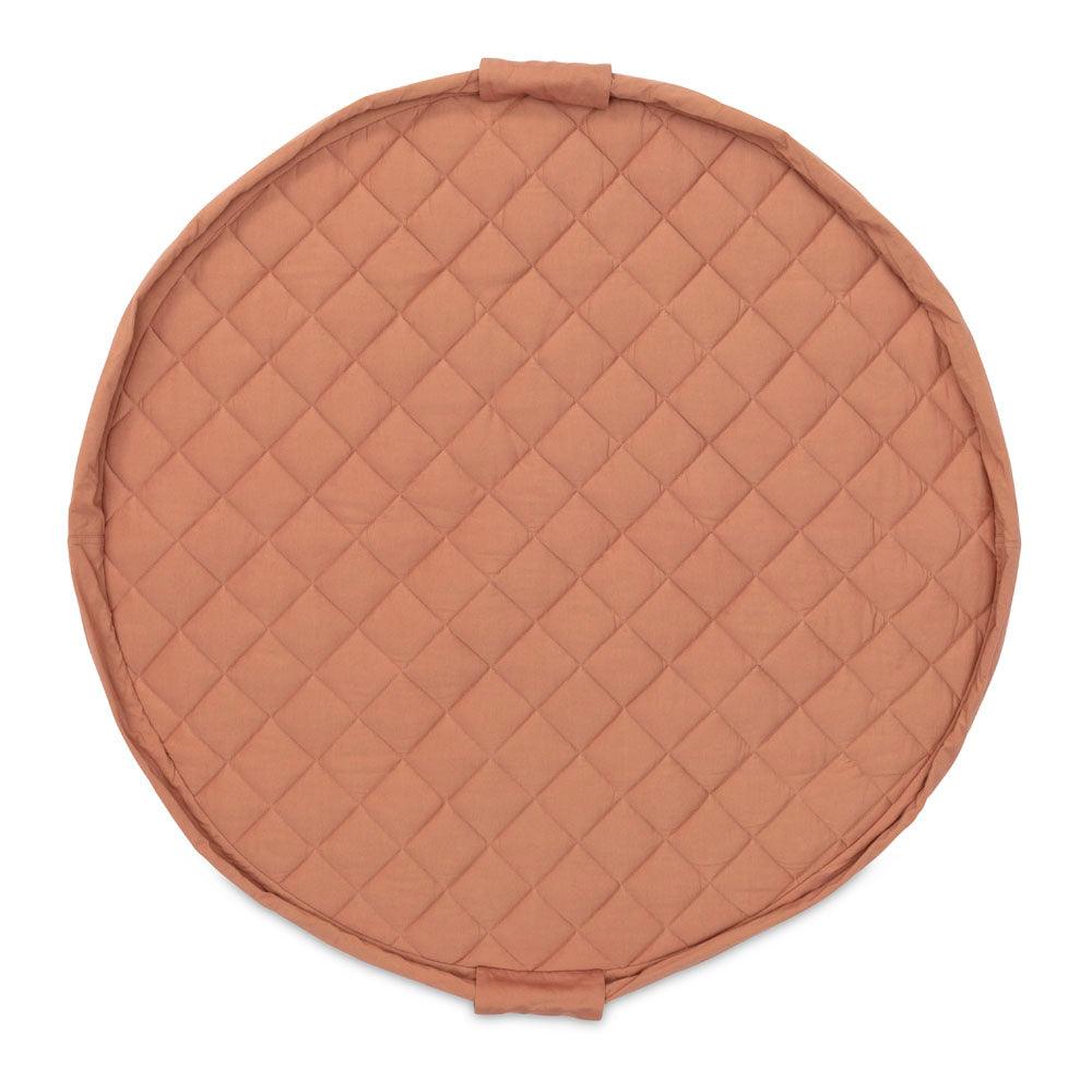 Play&Go Tawny Brown Organic Babymat - Bag - Big Head