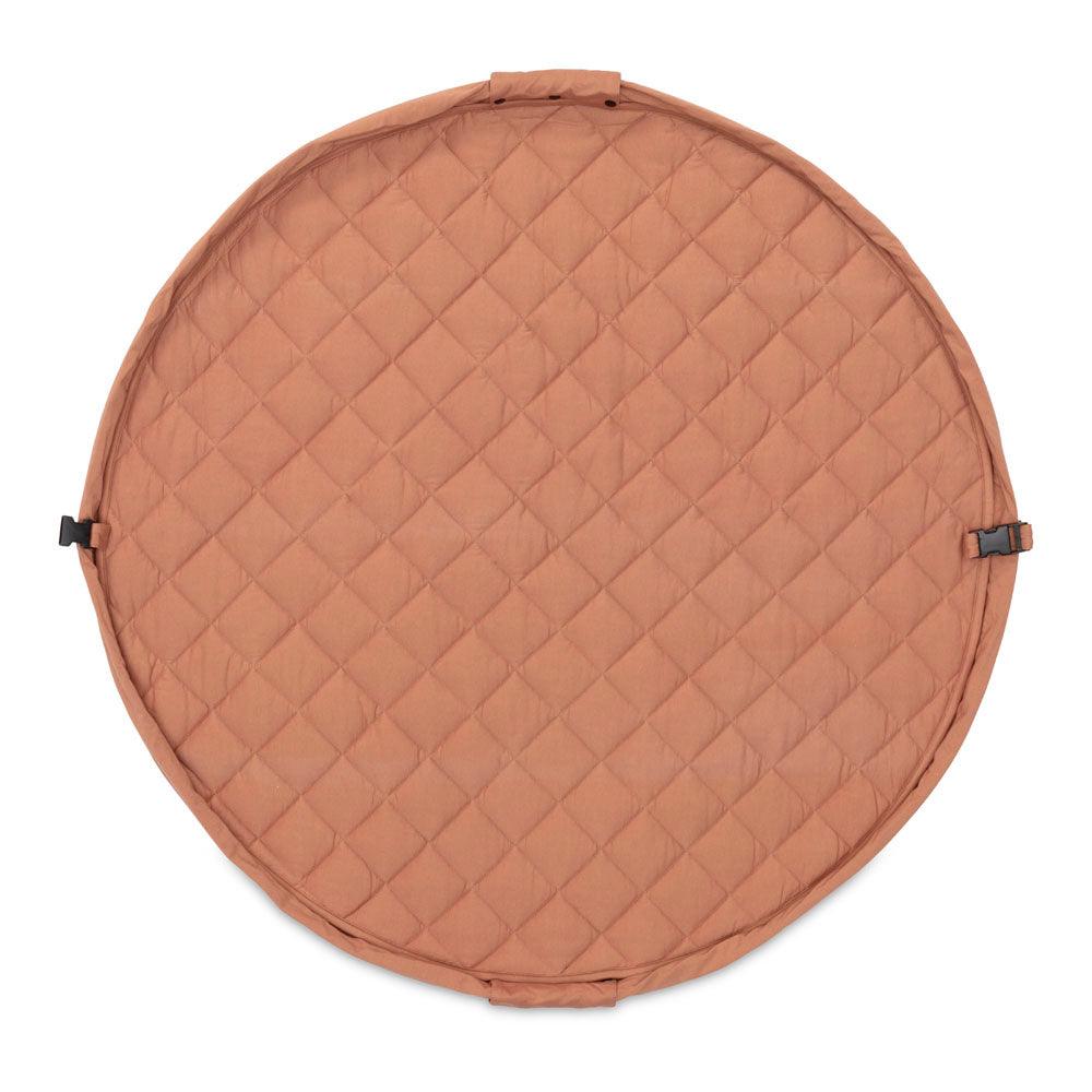 Play&Go Tawny Brown Organic Babymat - Bag - Big Head