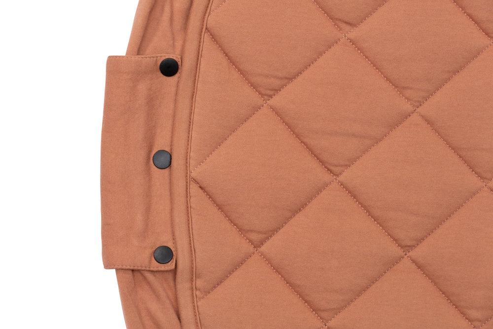 Play&Go Tawny Brown Organic Babymat - Bag - Big Head