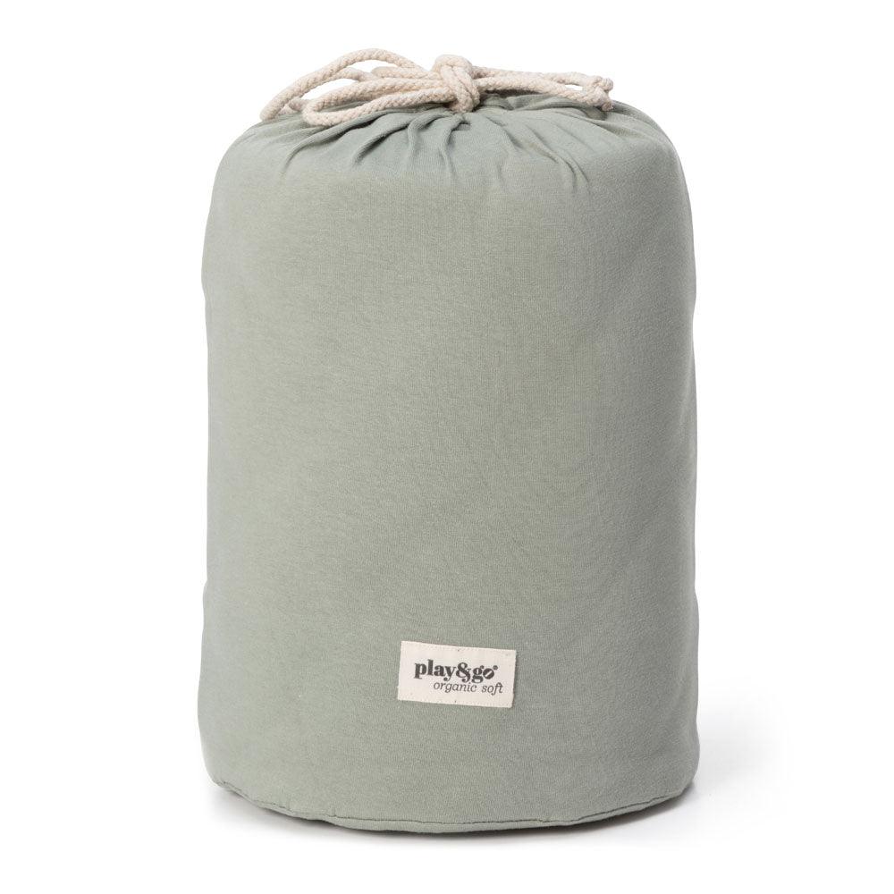 Play&Go Meadow Green Organic Babymat - Bag - Big Head