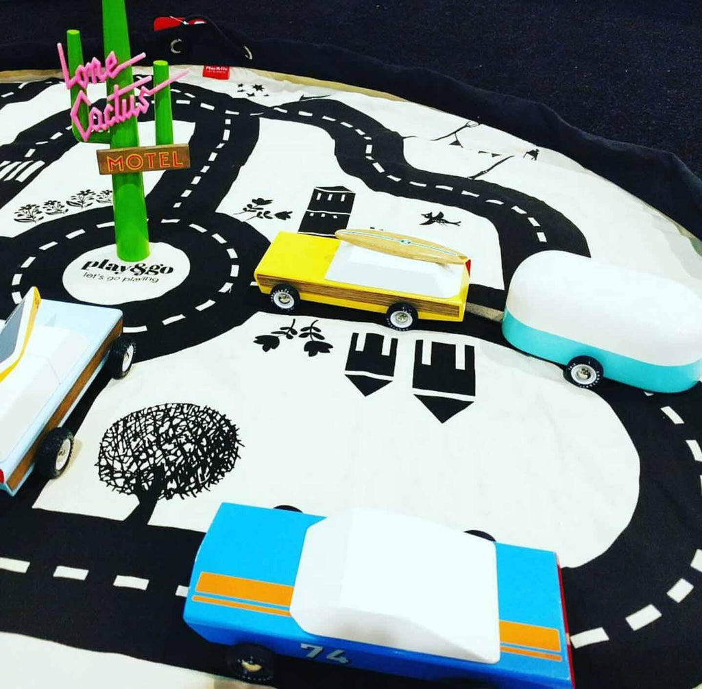 Roadmap/Thunderbolt Toy Storage Bag - Big Head