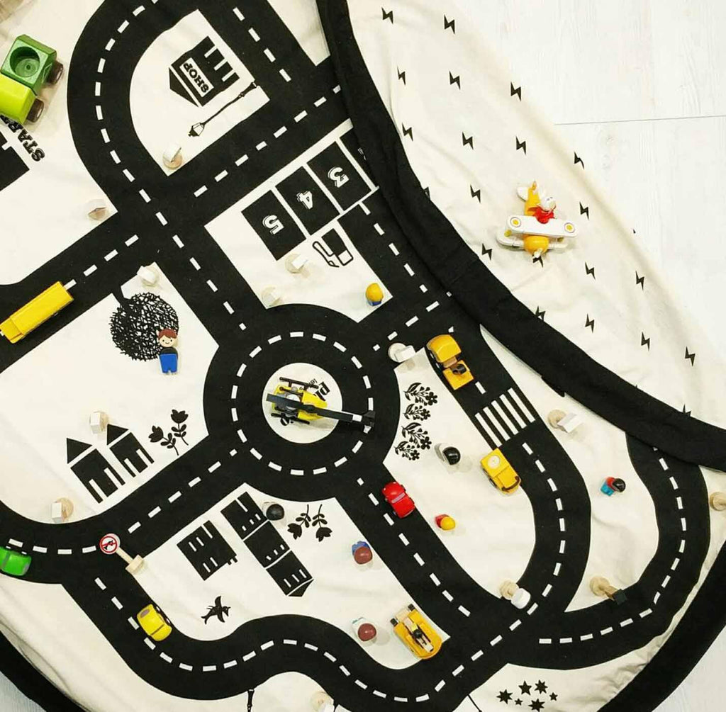 Roadmap/Thunderbolt Toy Storage Bag - Big Head