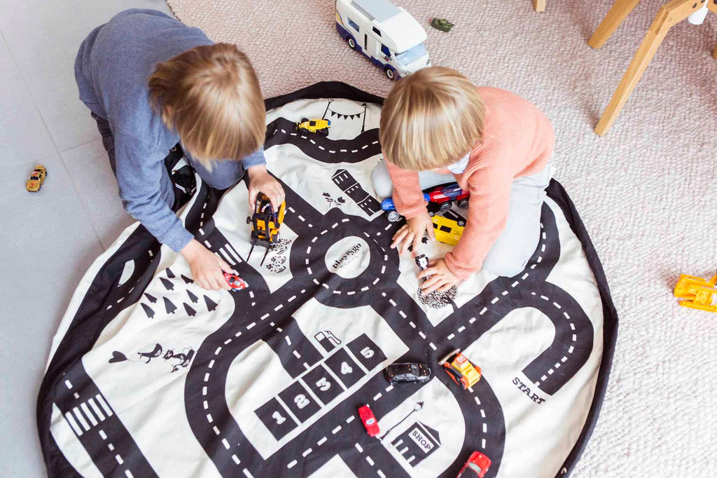 Roadmap/Thunderbolt Toy Storage Bag - Big Head