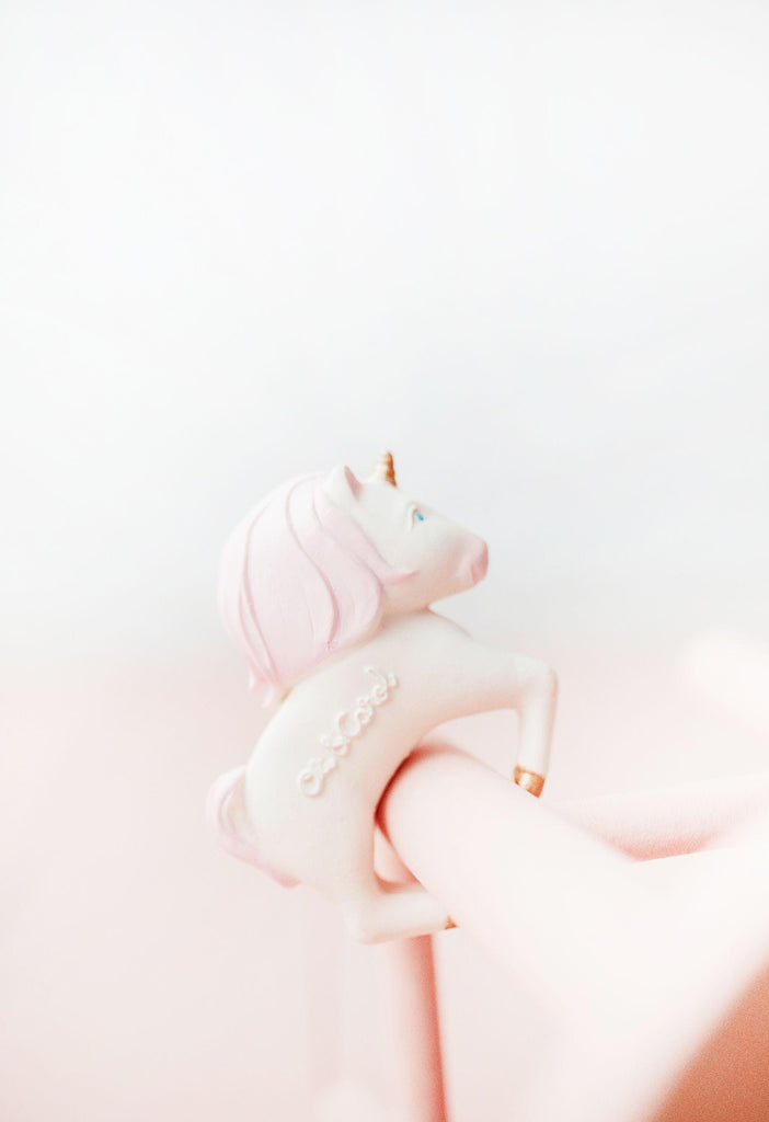 Chewable Bracelet - Stacy The Unicorn  | Oli & Carol Natural Teether - Big Head