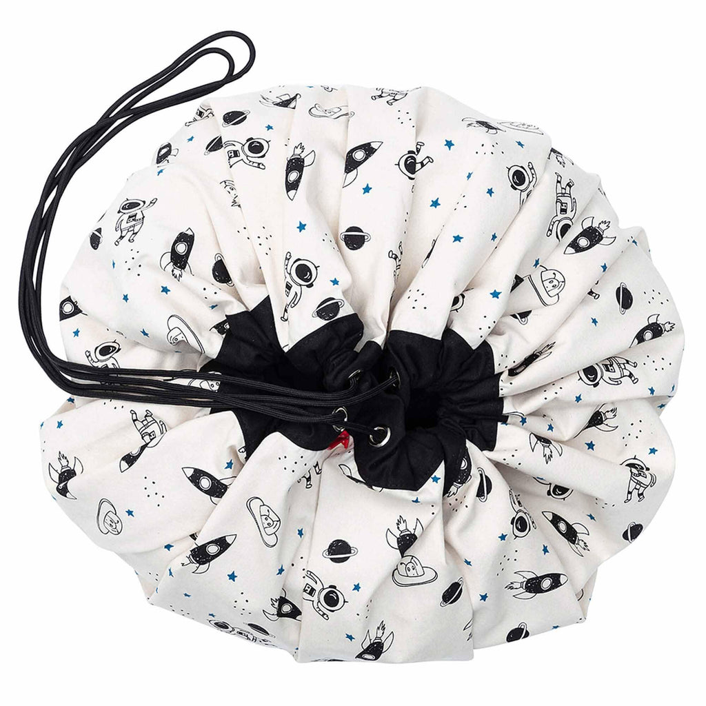 Space Glow In The Dark Toy Storage Bag - Big Head