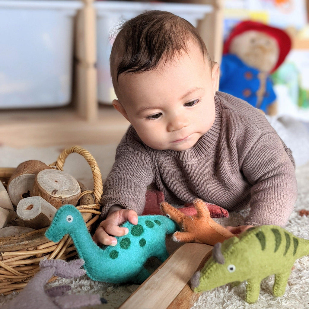 Felt Brachiosaurus Dinosaur Toy - Big Head