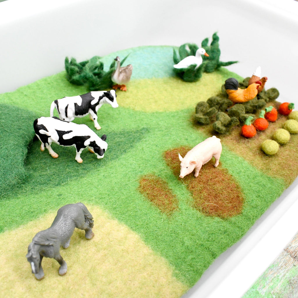 Farm Felt Play Mat Playscape - Big Head