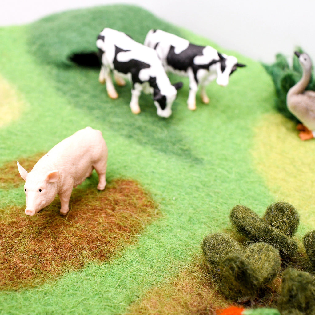 Farm Felt Play Mat Playscape - Big Head