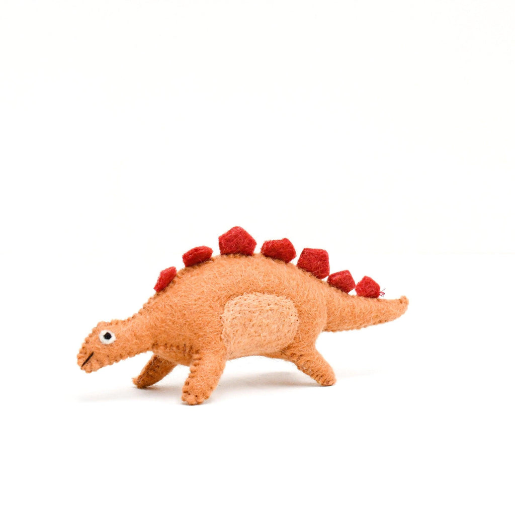 Felt Stegosaurus Dinosaur Toy - Big Head