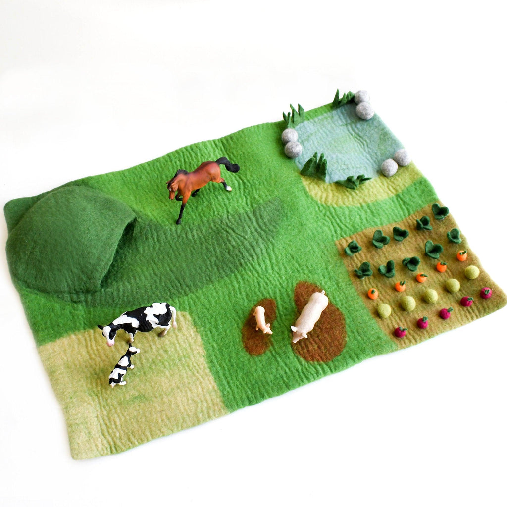 Large Farm Play Mat Playscape - Big Head