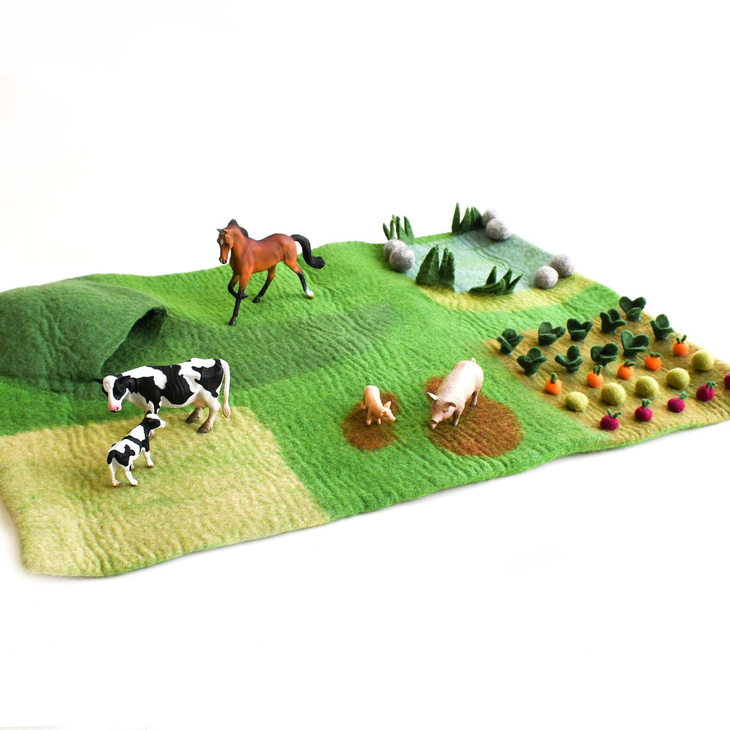 Large Farm Play Mat Playscape - Big Head