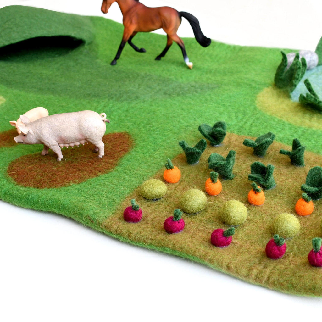 Large Farm Play Mat Playscape - Big Head