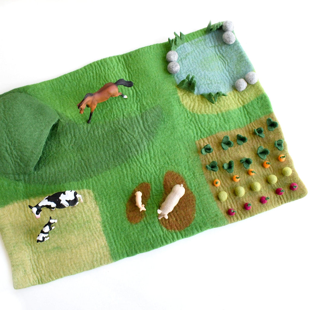 Large Farm Play Mat Playscape - Big Head