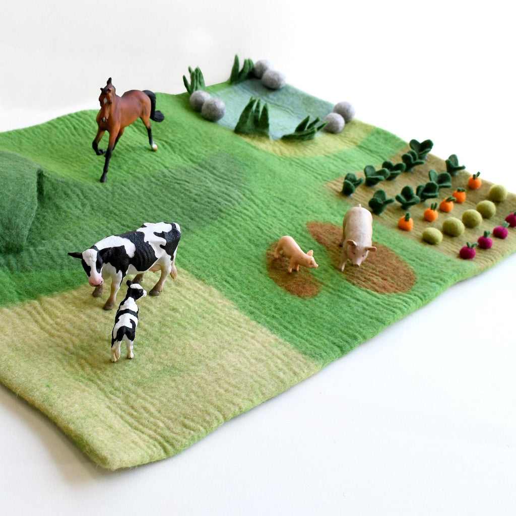 Large Farm Play Mat Playscape - Big Head