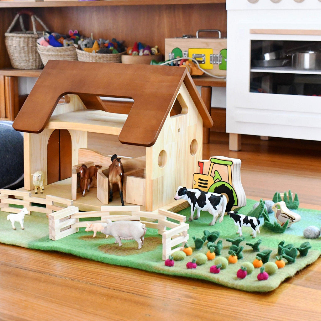 Large Farm Play Mat Playscape - Big Head