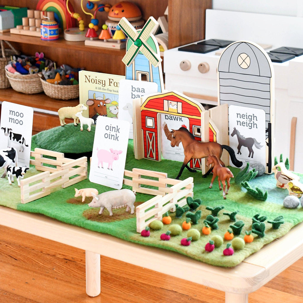 Large Farm Play Mat Playscape - Big Head