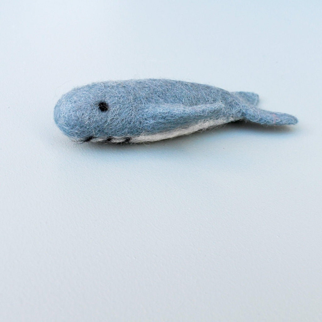 Felt Whale Toy - Big Head