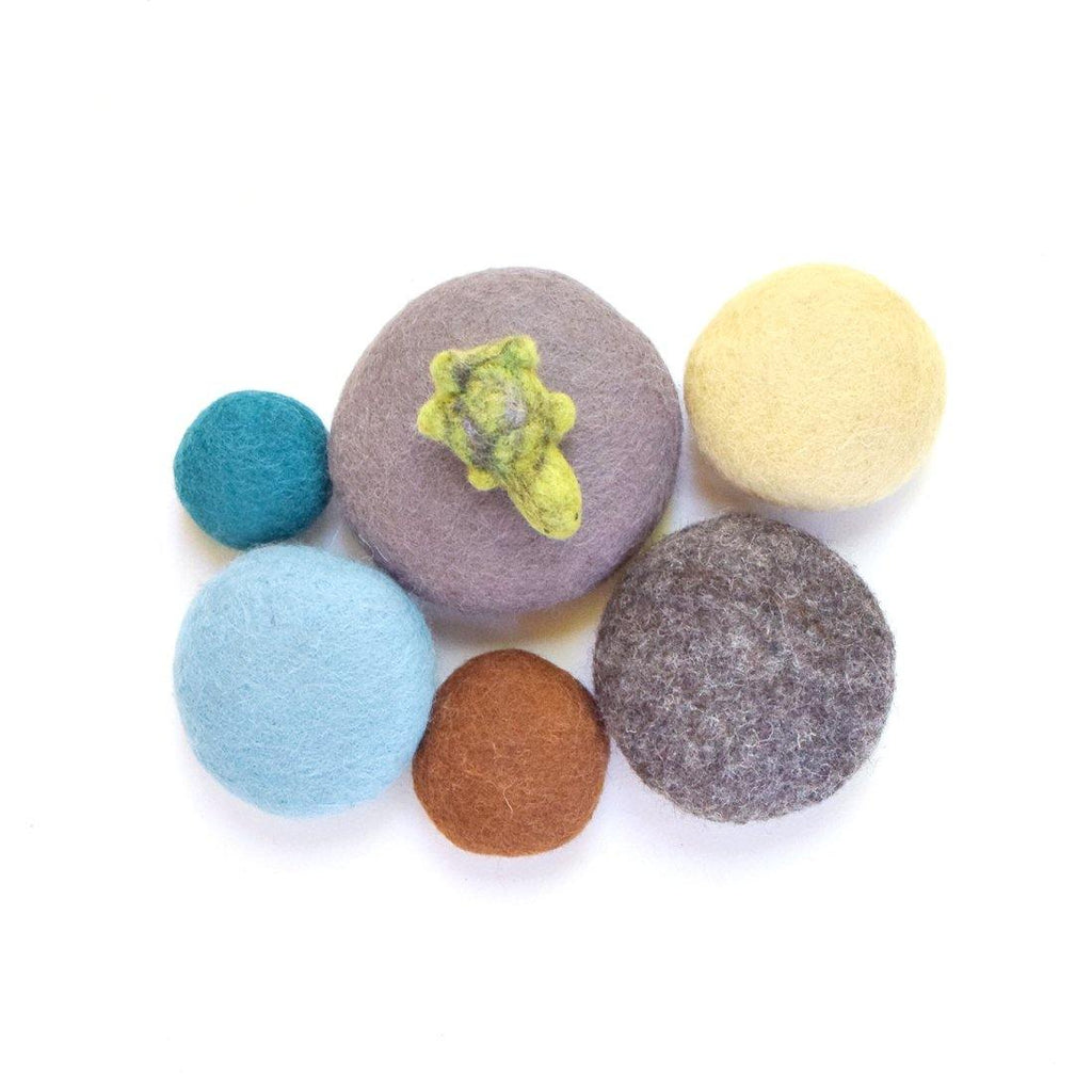 Felt Sensory Stacking Stones - Beach - Big Head