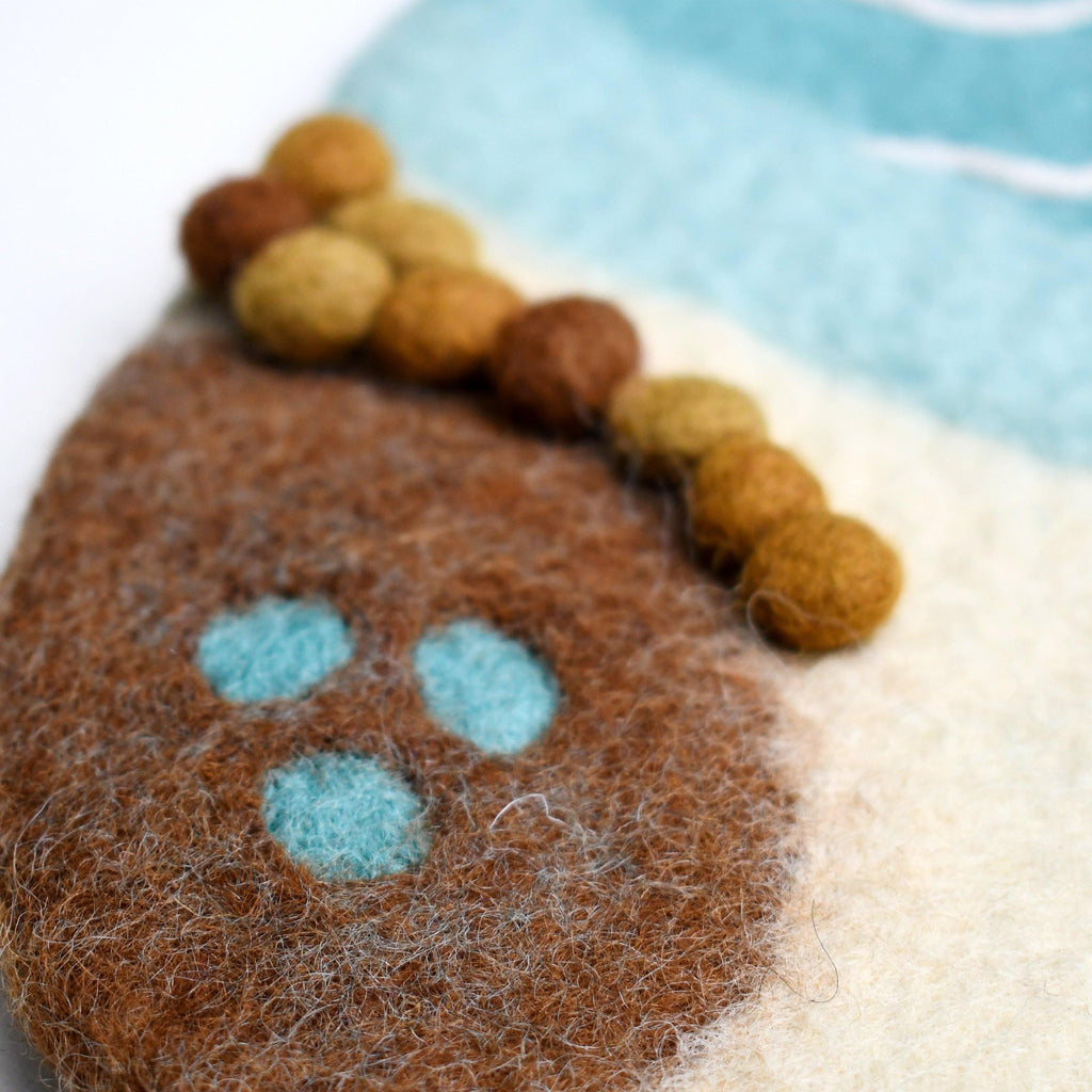 Sea, Beach and Rockpool Play Mat Playscape - Big Head