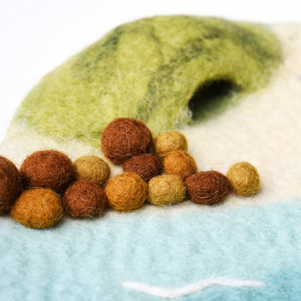 Sea, Beach and Rockpool Play Mat Playscape - Big Head